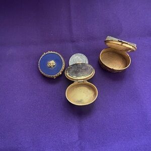 3 Vintage Trinket Boxes.